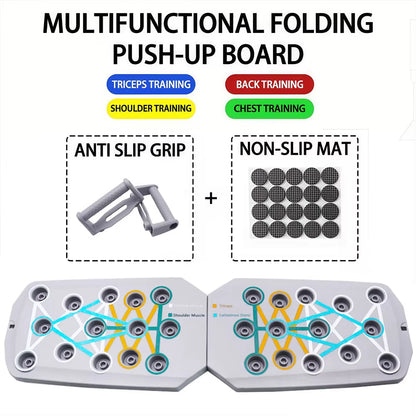 Portable Multifunctional Push-Up Board | Foldable Fitness Trainer for Chest, Arms & Core