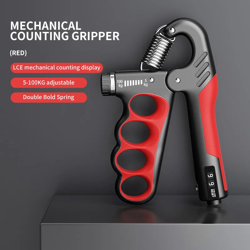 Ultimate Adjustable Grip Strengthener for Gym Training - Enhance Your Finger Rehabilitation and Build Stronger Arms with 5-100KG Resistance