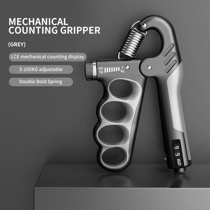 Ultimate Adjustable Grip Strengthener for Gym Training - Enhance Your Finger Rehabilitation and Build Stronger Arms with 5-100KG Resistance