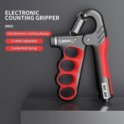 Ultimate Adjustable Grip Strengthener for Gym Training - Enhance Your Finger Rehabilitation and Build Stronger Arms with 5-100KG Resistance