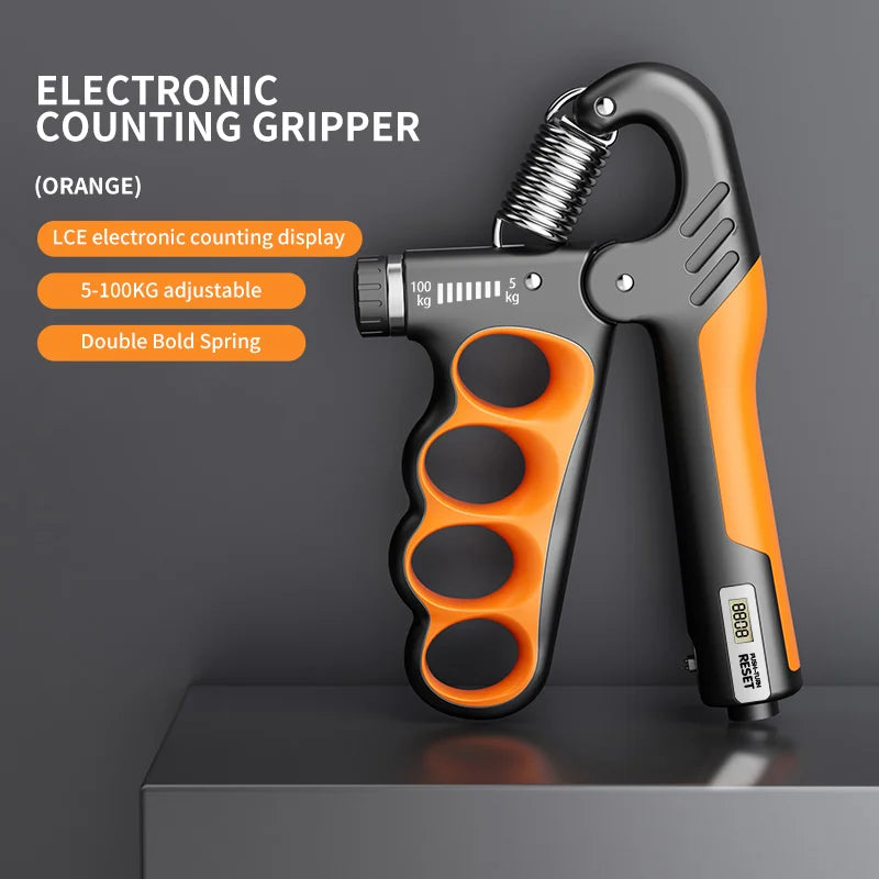 Ultimate Adjustable Grip Strengthener for Gym Training - Enhance Your Finger Rehabilitation and Build Stronger Arms with 5-100KG Resistance
